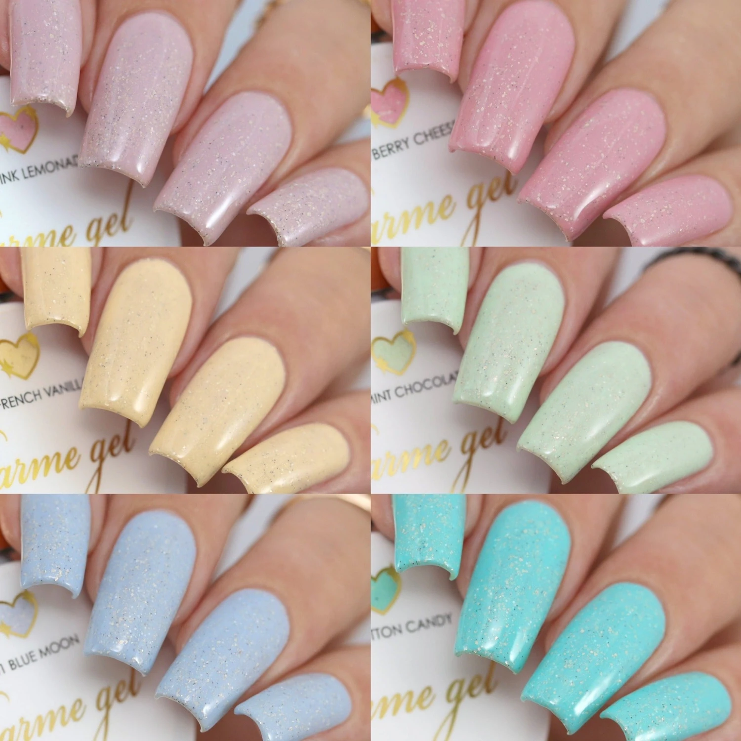 Charme Gel / Shimmer Ice Cream S58 Strawberry Cheesecake 2 Charme Gel / Shimmer Ice Cream S58 Strawberry Cheesecake - Image 2