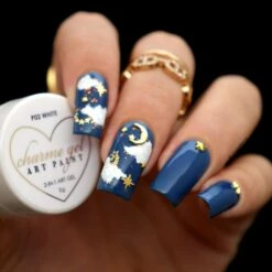 Charme Gel Art Paint / P02 White 5 Charme Gel Art Paint / P02 White -Tammy Nails Store CGP AP02 WHITE 3