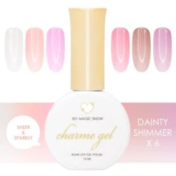 Charme Gel Dainty Shimmer Collection / 6 Colors