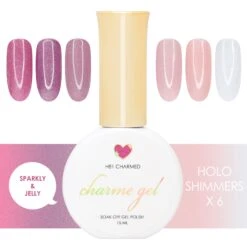 Charme Gel Holographic Shimmer Collection / 6 Colors