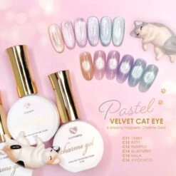 Charme Gel / Cat Eye C13 Purrple 5 Charme Gel / Cat Eye C13 Purrple -Tammy Nails Store CGP COL06 19 PASTELVELVET 2 97354d57 a79f 4cac 8bb0 cf8eb589c938