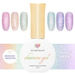 Charme Gel Twinkle Dreams Collection / 6 Colors