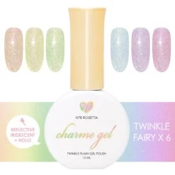 Charme Gel Twinkle Fairy Iridescent Flash Collection / 6 Colors