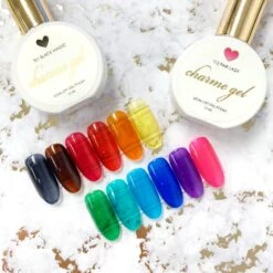 Charme Gel Tinted Glass Collection / 12 Colors 6 Charme Gel Tinted Glass Collection / 12 Colors -Tammy Nails Store CGP TINT 12 2