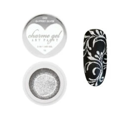 Charme Gel Art Paint / G02 Glittery Silver