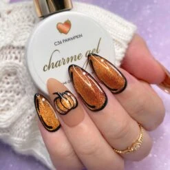 Charme Gel / Cat Eye C36 Pawmpkin 9 Charme Gel / Cat Eye C36 Pawmpkin -Tammy Nails Store CGPC36PAWMP 3