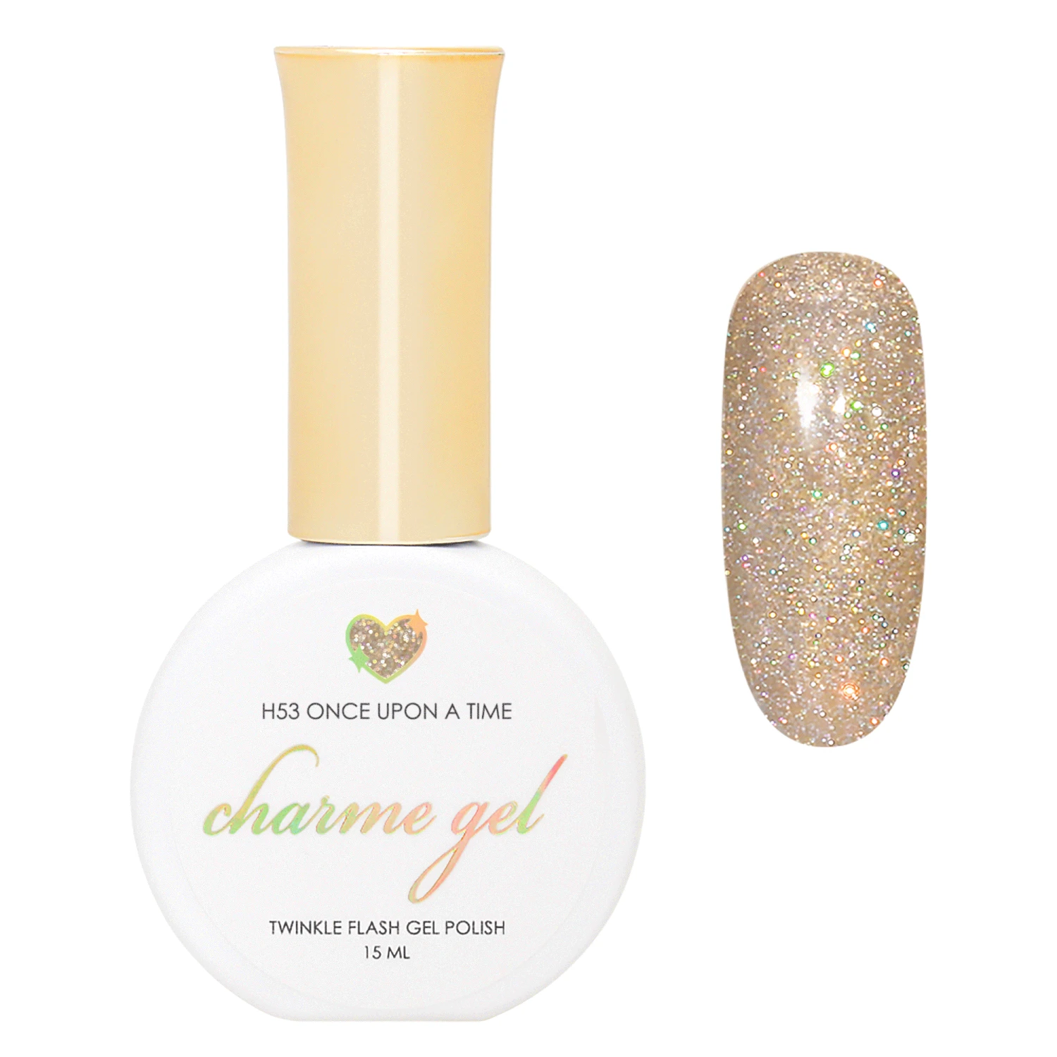 Charme Gel / Holographic Twinkle H53 Once Upon A Time 1 Charme Gel / Holographic Twinkle H53 Once Upon A Time