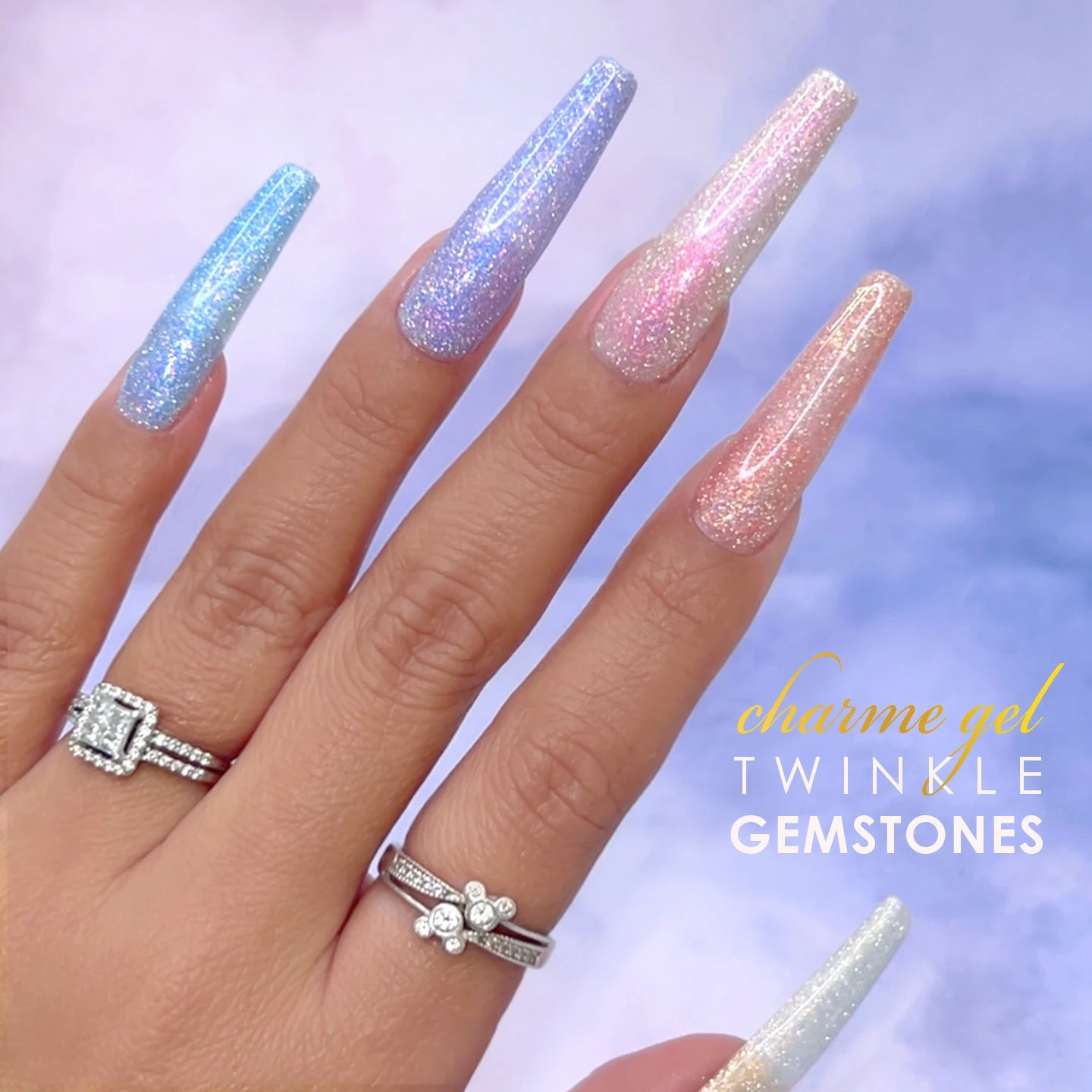 Charme Gel / Twinkle Shimmer S31 Water Amethyst 2 Charme Gel / Twinkle Shimmer S31 Water Amethyst - Image 2