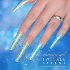 Charme Gel / Twinkle Shimmer S35 Secret Garden -Tammy Nails Store CGPS35SG 3