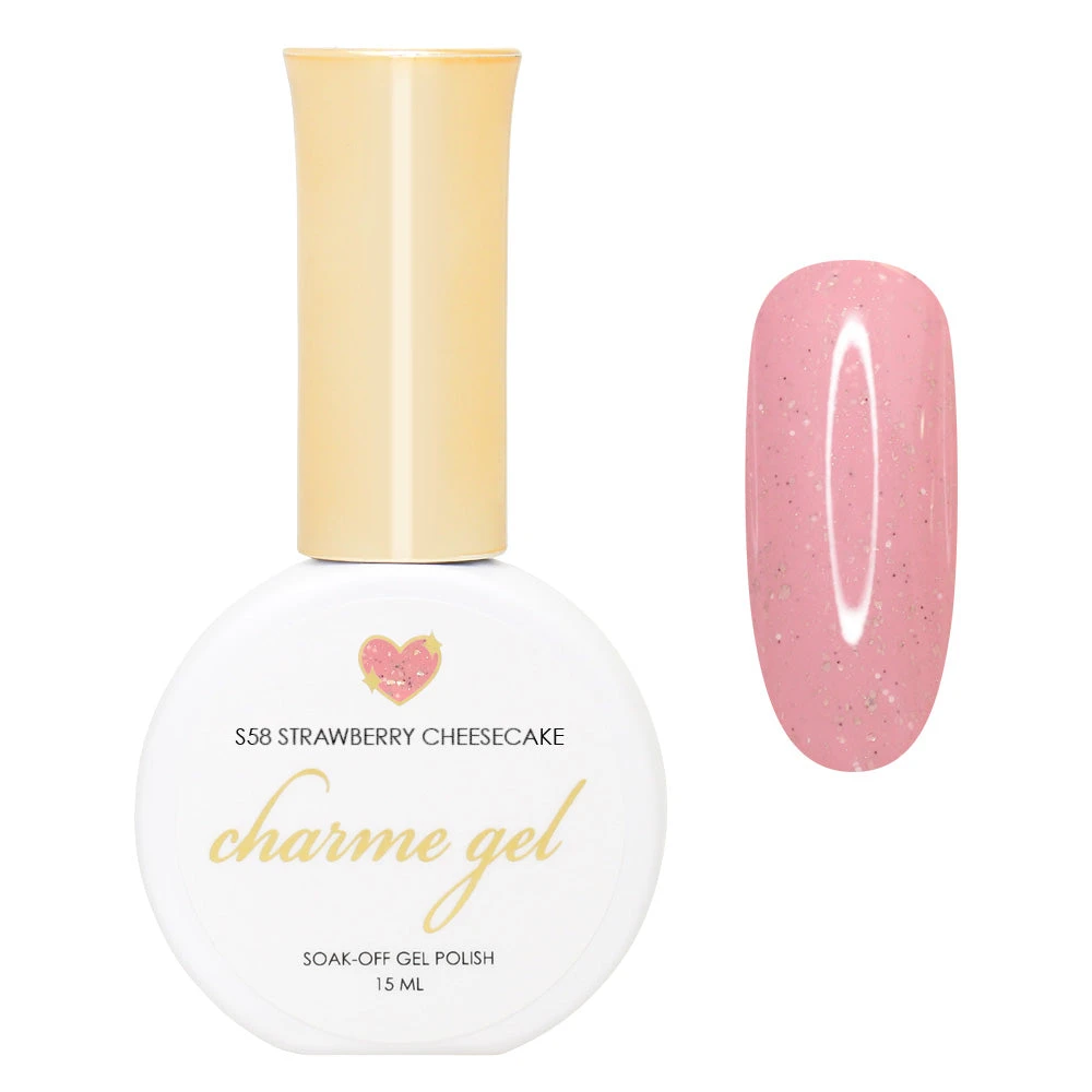 Charme Gel / Shimmer Ice Cream S58 Strawberry Cheesecake 1 Charme Gel / Shimmer Ice Cream S58 Strawberry Cheesecake