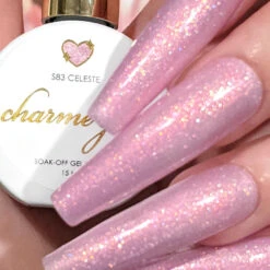 Charme Gel / Shimmer S83 Celeste 7 Charme Gel / Shimmer S83 Celeste -Tammy Nails Store CGPS83CE 2