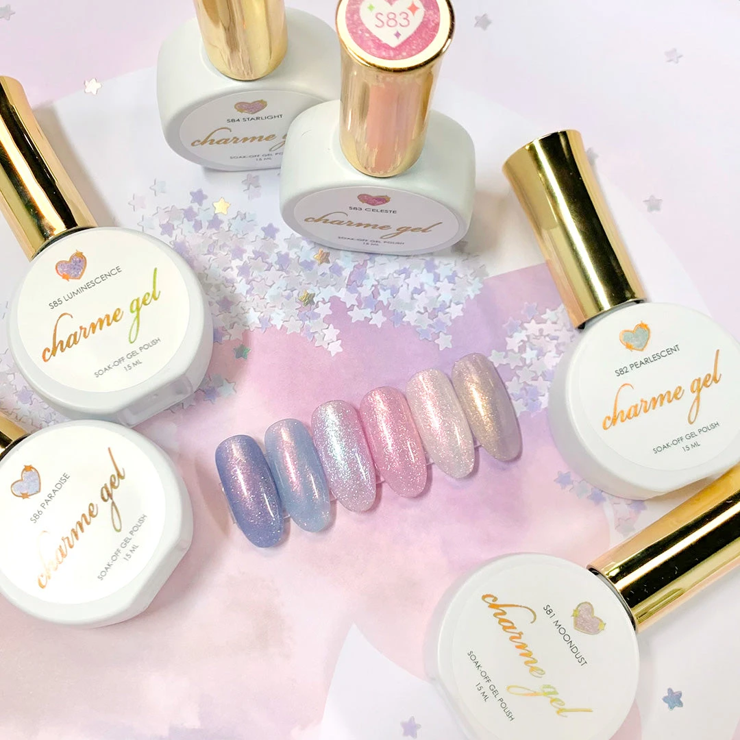 Charme Gel / Shimmer S83 Celeste 2 Charme Gel / Shimmer S83 Celeste - Image 2