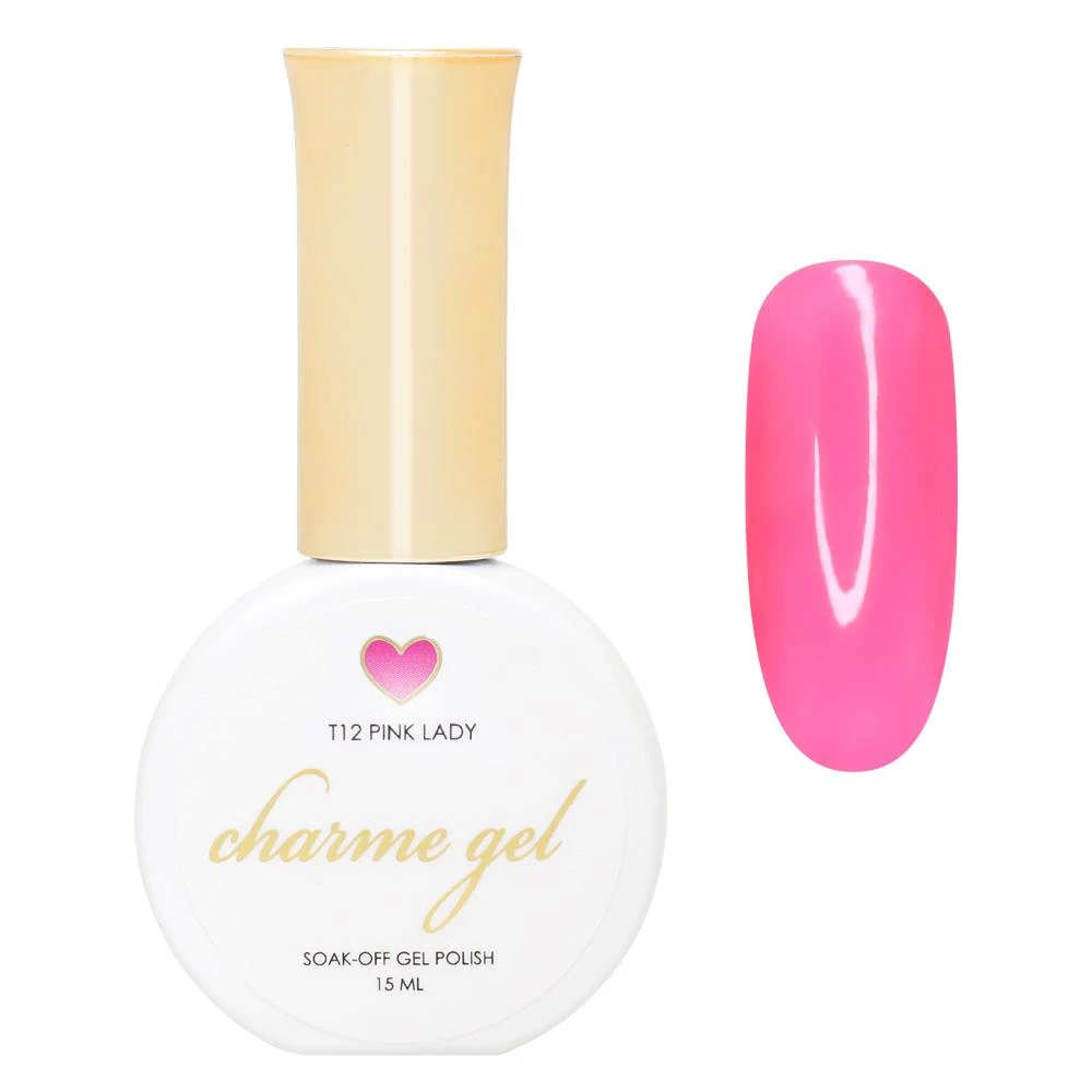 Charme Gel / Tinted Glass T12 Pink Lady 1 Charme Gel / Tinted Glass T12 Pink Lady