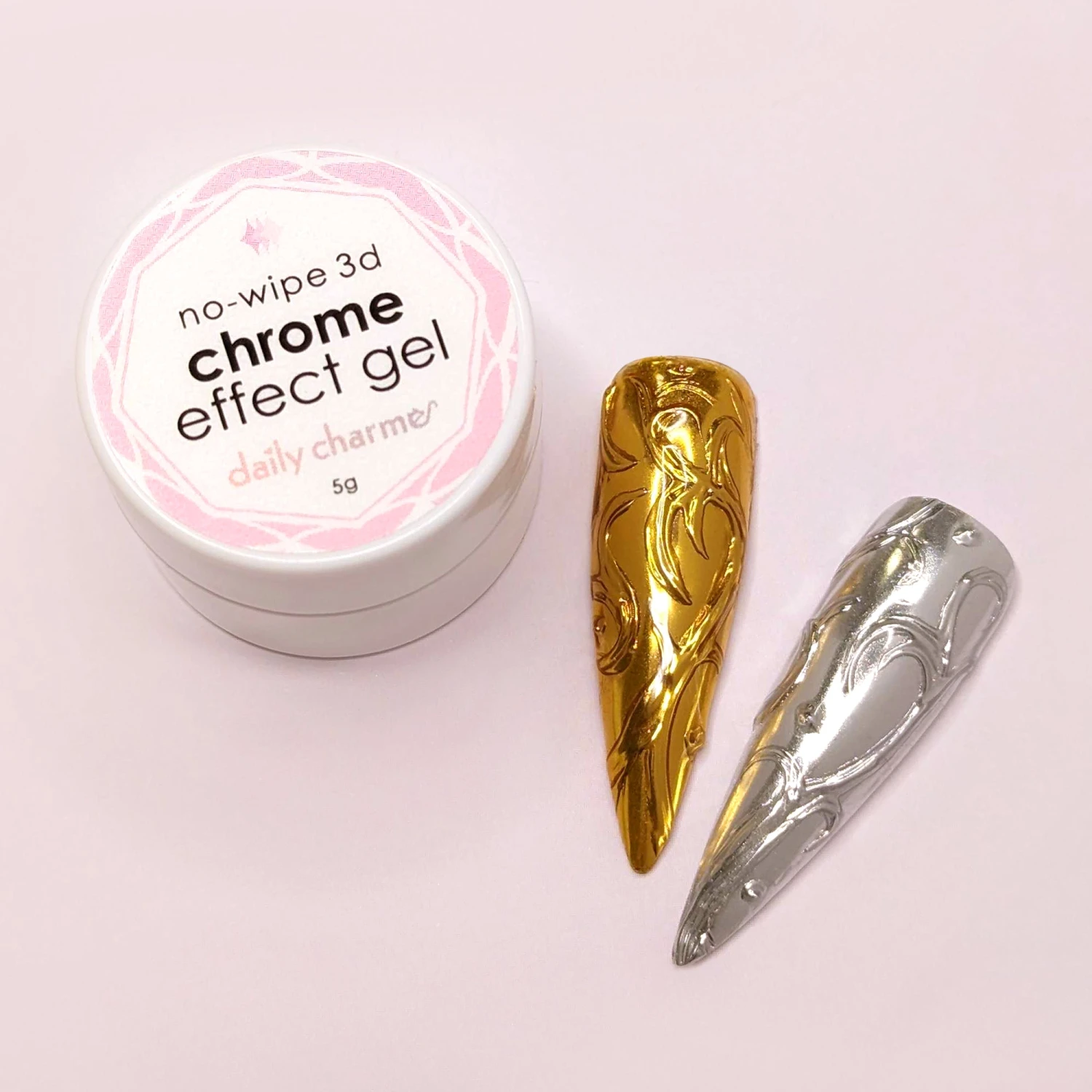 Daily Charme 3D Chrome Effect No-Wipe Gel 2 Daily Charme 3D Chrome Effect No-Wipe Gel - Image 2