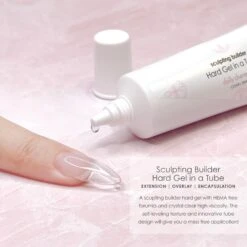 Daily Charme Sculpting Builder Hard Gel In A Tube / HEMA Free / Clear -Tammy Nails Store MB GELJ SCULPT TUBE CL 30ML 3