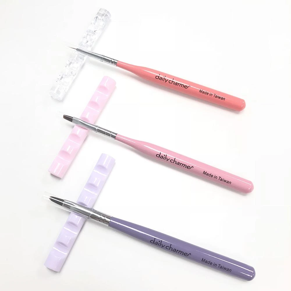 Nail Art Brush Holder / Transparent / Pink / Purple 3 Nail Art Brush Holder / Transparent / Pink / Purple - Image 3