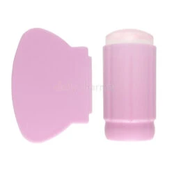 Clear Jelly Stamper & Scraper Set / Pink