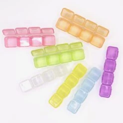 Oversized Plastic Nail Art Decor Storage Box / Rainbow -Tammy Nails Store NAT 031 BOX RAINBOW XL 3