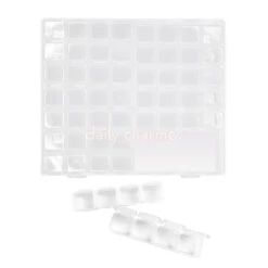 Oversized Plastic Nail Art Decor Storage Box / Clear