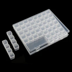 Oversized Plastic Nail Art Decor Storage Box / Clear -Tammy Nails Store NAT 032 BOX XL 3