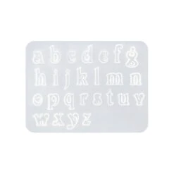 Silicone Nail Art Mold / Lowercase Alphabets