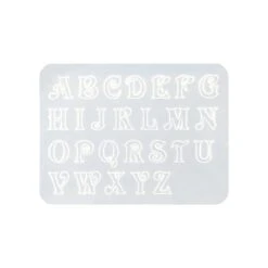 Silicone Nail Art Mold / Uppercase Alphabets