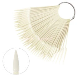 Nail Art Swatch Sticks / Stiletto / Natural