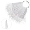 Nail Art Swatch Sticks / Stiletto / White