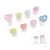 Soft Silicone Pedicure Toe Separator Set / Candy Heart
