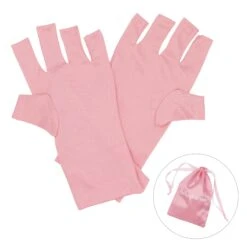 Gel Manicure UV Gloves / Pink