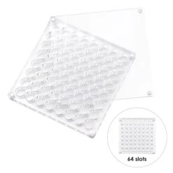 Acrylic Display Case / 64 Slots