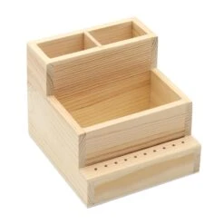 Wooden Nail Tool Desk Organizer