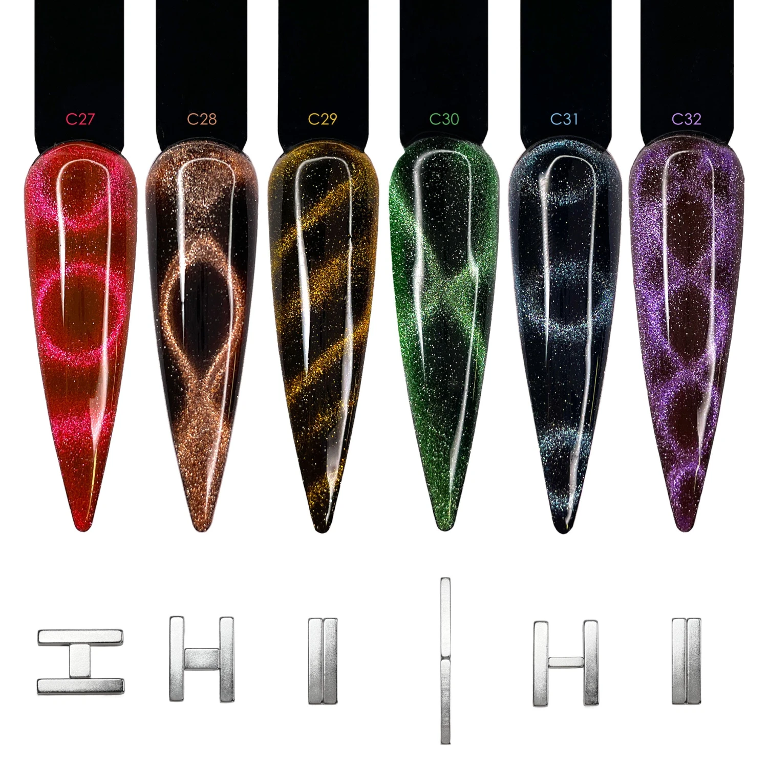 Magical Cat Eye Magnet Set / 4PC 3 Magical Cat Eye Magnet Set / 4PC - Image 3