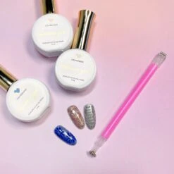 Double-Sided Flower & Stripe Magnetic Pen -Tammy Nails Store NAT MB 014 MPEN 4