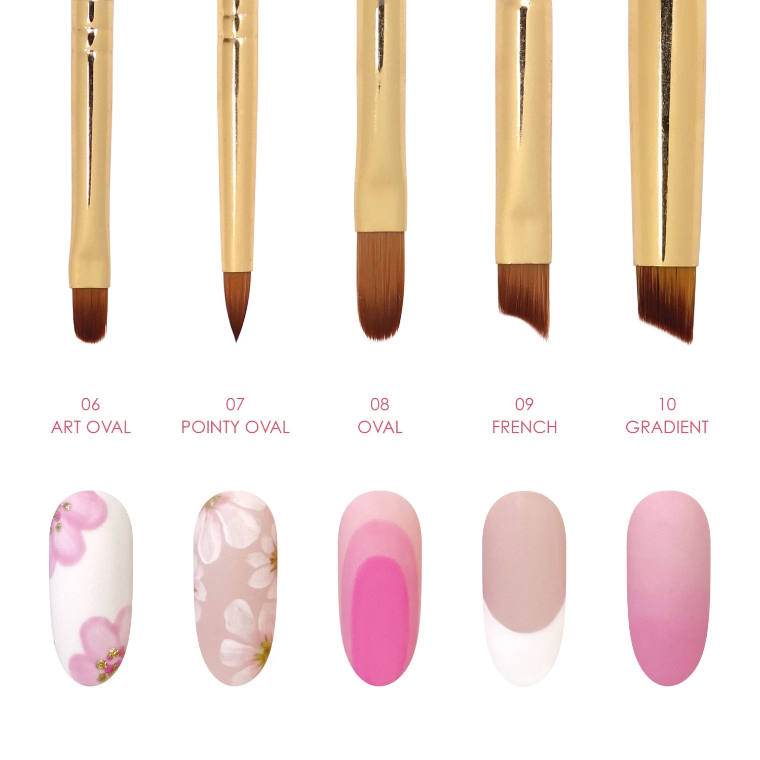 Daily Charme Nail Art Brush / 10 Piece Set 5 Daily Charme Nail Art Brush / 10 Piece Set - Image 5