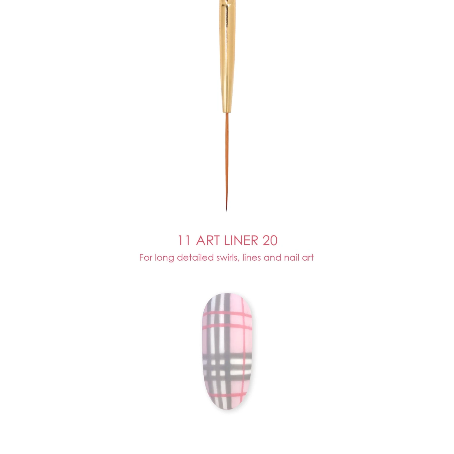 Daily Charme Nail Art Brush / 11 Art Liner 20 2 Daily Charme Nail Art Brush / 11 Art Liner 20 - Image 2