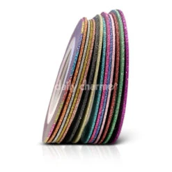 Glitter Nail Art Tape Set / 1MM / 14 Colors