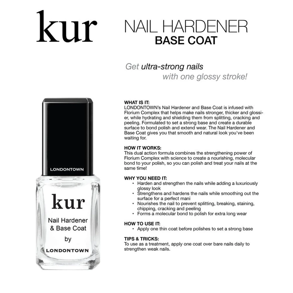 LONDONTOWN / Nail Hardener & Base Coat 3 LONDONTOWN / Nail Hardener & Base Coat - Image 3