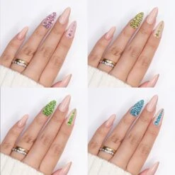 Twinkle Twinkle Round Rhinestone Pastel Collection / 4 Colors -Tammy Nails Store TT RF00 PASTELCOLLECTION 4