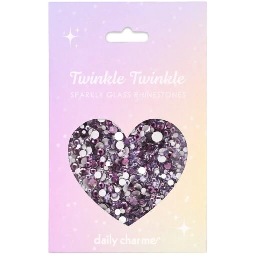 Twinkle Twinkle Round Flatback Rhinestone Mix / Amethyst -Tammy Nails Store TT RF20 AM