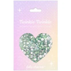 Twinkle Twinkle Round Flatback Rhinestone Mix / Chrysolite Opal