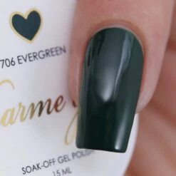 Charme Gel / 706 Evergreen -Tammy Nails Store evergreen1