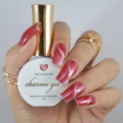 Charme Gel / Cat Eye C83 Tickled Pink -Tammy Nails Store zzxxIMG 7147