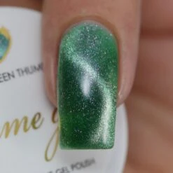 Charme Gel / Cat Eye C86 Green Thumb -Tammy Nails Store zzxxIMG 7374
